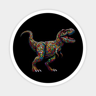 Dinosaur Happy International Dot Day 2024 Polka Dot Men Women Kids Magnet